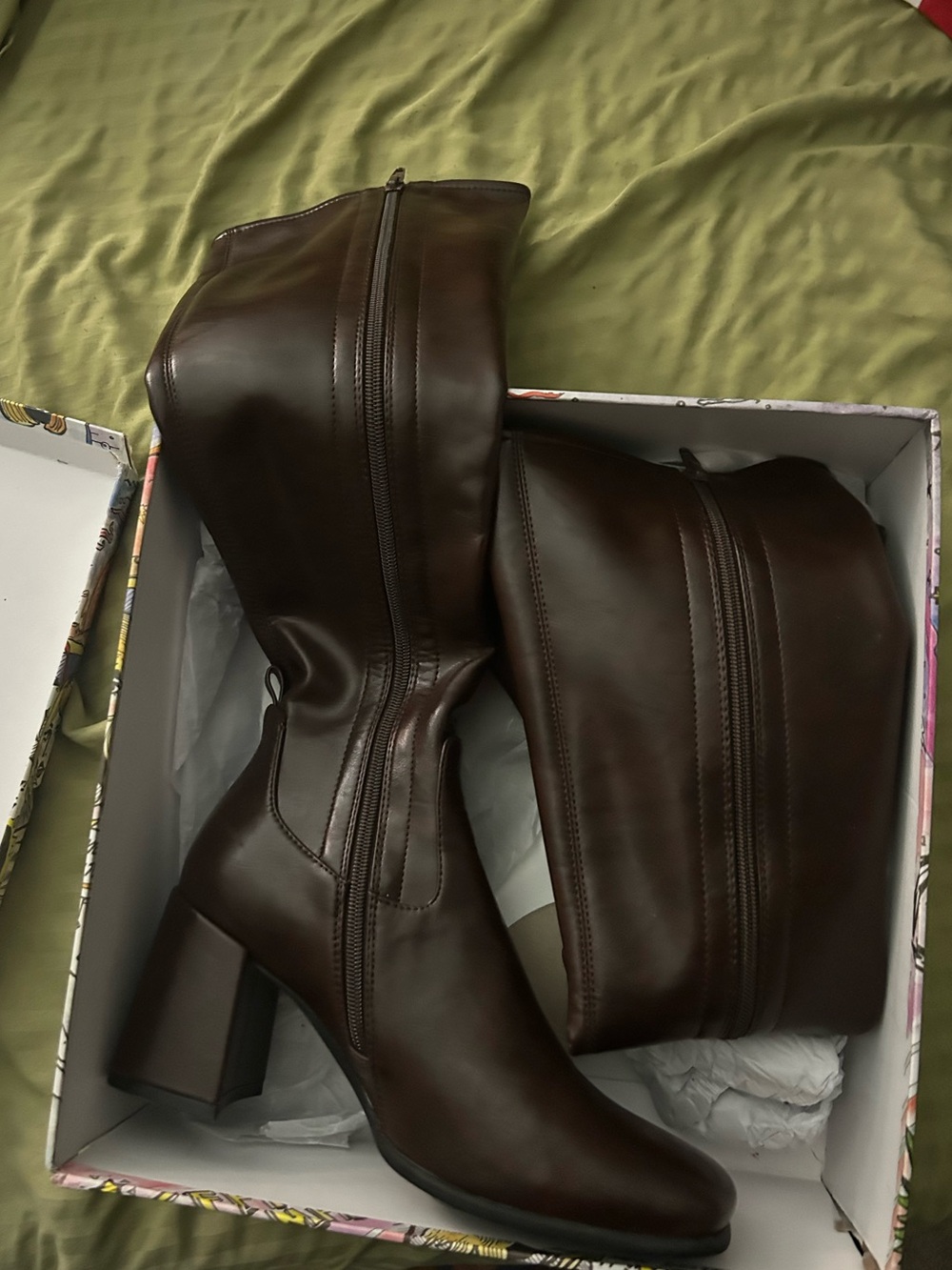 Brown Jeffrey Campbell Hotlava Boots